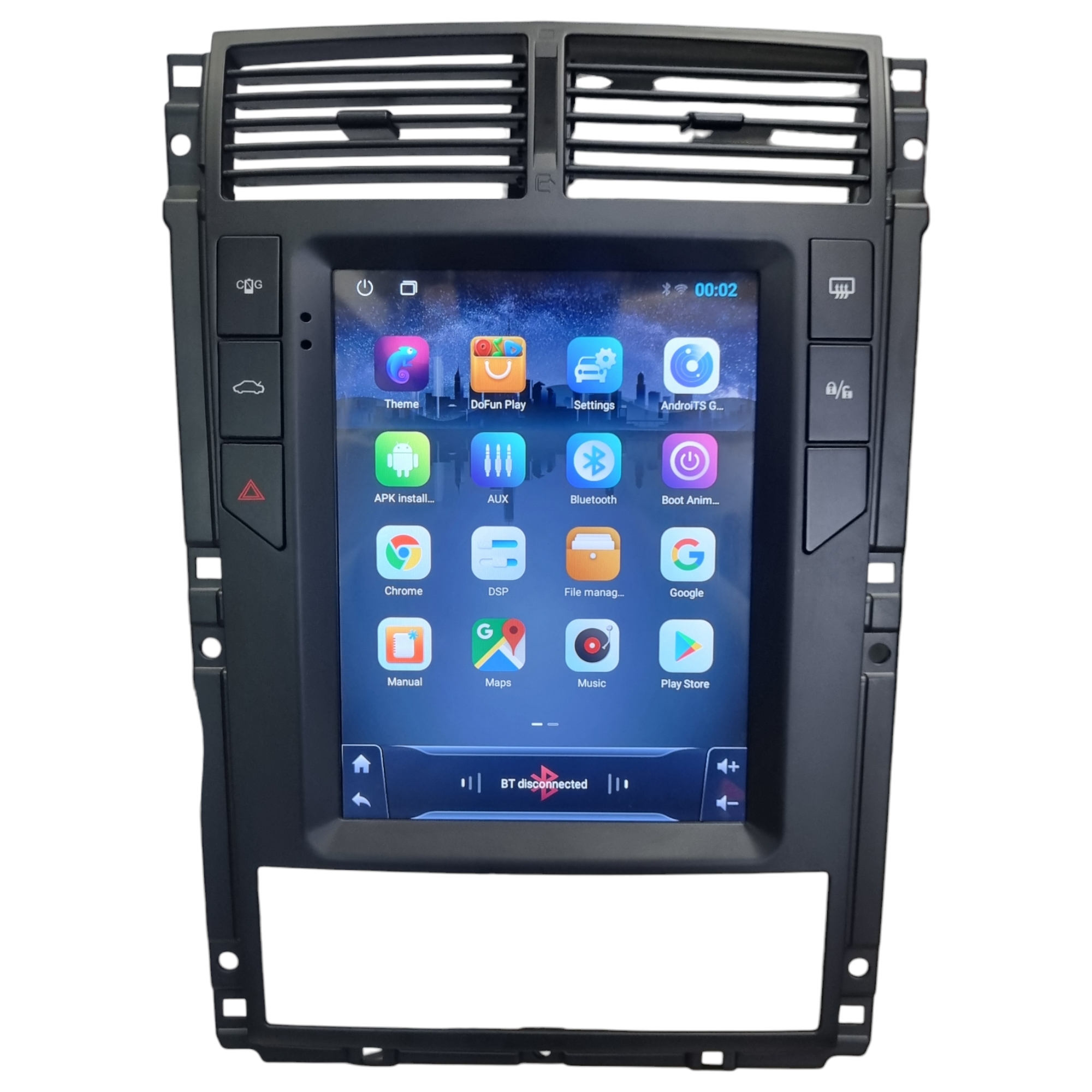 Peugeot Pars and 405 Tesla monitor, model T1, MediaTek brand(۳)