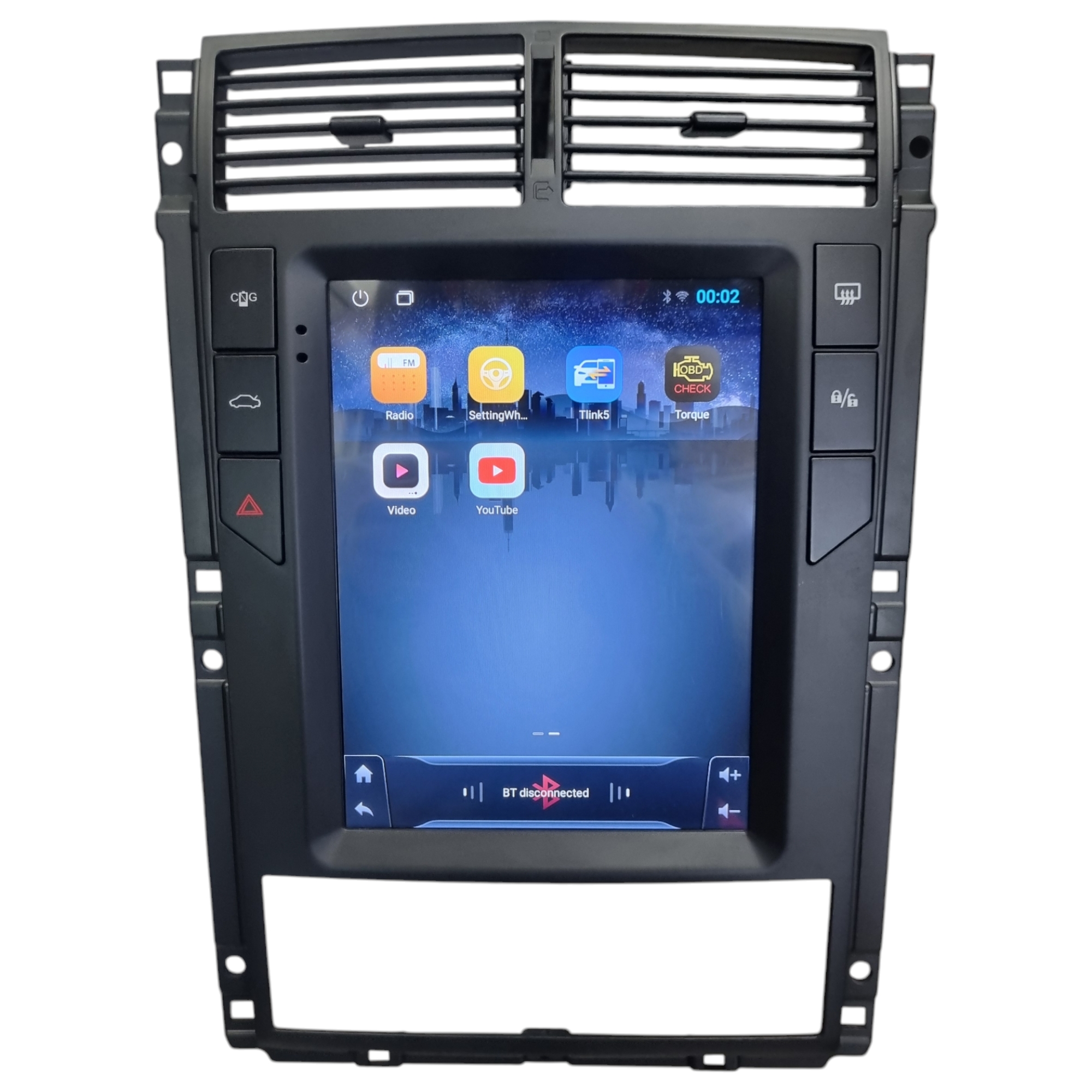 Peugeot Pars and 405 Tesla monitor, model T1, MediaTek brand(۲)