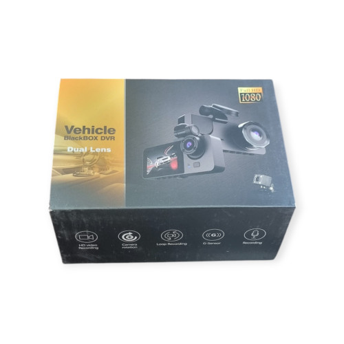 Camera of events 3 lenses with WIFI black box monitor